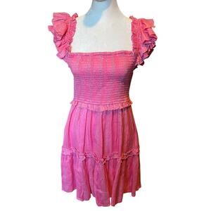 NWT PQ SWIM summer Surfer Dress In M/L, Pink resort wear